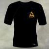 Black Short Sleeve Apex Rash Guard Adults  Photo 1