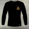 Black Long Sleeve Apex Rash Guard Photo 1