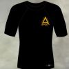 Kids Black Short Sleeve Rash Guard Photo 1